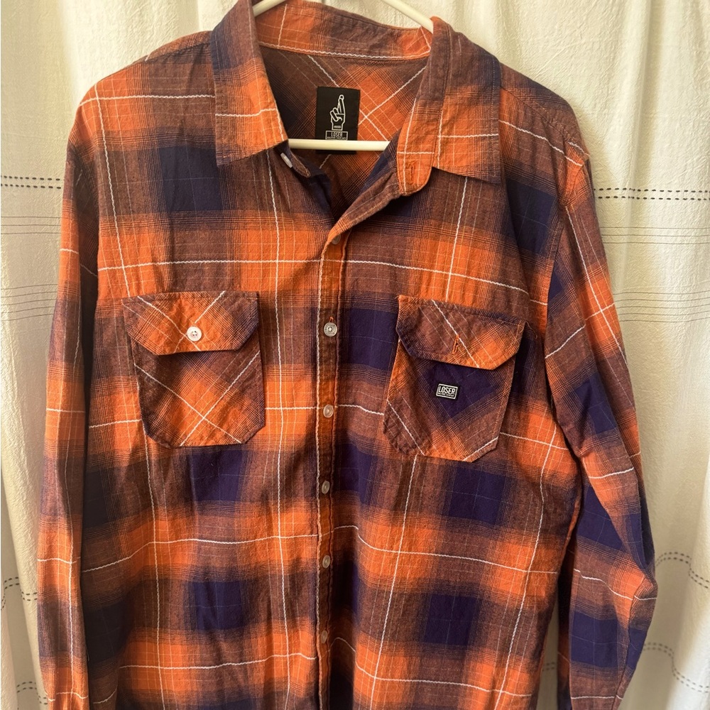 Loser Machine plaid button up